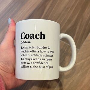 White Motivational Coach Mug